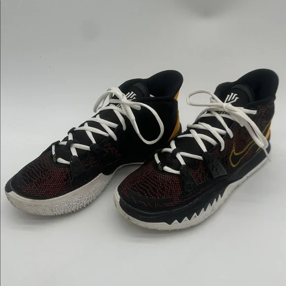 RARE Nike Kyrie 7 Roswell Rayguns Black Gold Mens Shoes  display picture 1
